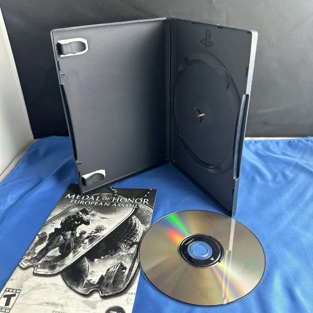 Medal of Honor European Assault PS2 PlayStation 2 Complete CIB Manual Tested